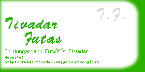 tivadar futas business card